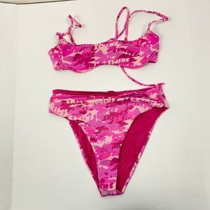 SKIMS Pink Camo Bikini